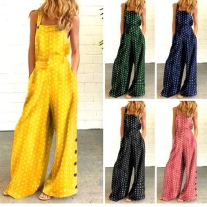 Polka Dot Overalls Jumpsuit. Sizes Small- 3XL